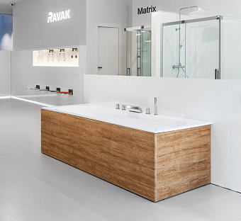 Ванна акриловая RAVAK CITY SLIM C921300000 180х80см встраиваемая