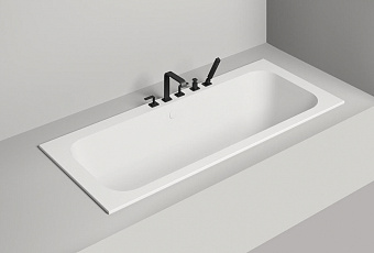 Ванна каменная SALINI ORLANDO 103311GRF S-Sense глянцевая 191,1х80см встраиваемая