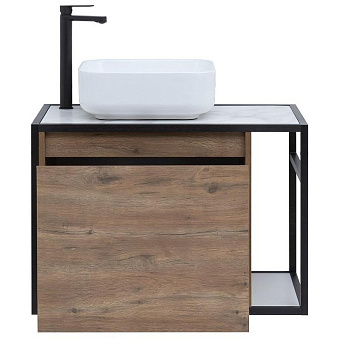 Тумба под раковину подвесная AQUANET Nova Lite Loft 261658 44х75х51,8см