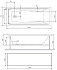 Экран для ванны AM-PM Gem W90A-150-070W-P1 70см
