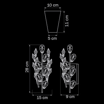 Бра Lightstar Isabelle 791612 40Вт G9