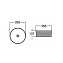 Раковина накладная Comforty 103MB 36х36см
