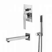 Смеситель для ванны Bongio Stelth 01530CR0D хром