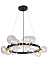 Люстра подвесная CRYSTAL LUX AGATA AGATA SP15 V2 BLACK/TRANSPARENTE 75Вт 15 лампочек G9