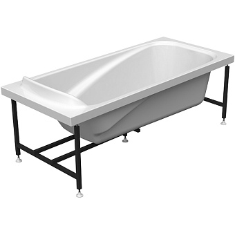 Ванна акриловая RADOMIR Vannesa Роза 2-01-0-0-1-208Р 169х77см пристенная