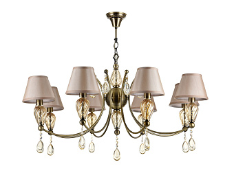 Люстра подвесная Maytoni Murano RC855-PL-08-R 40Вт 8 лампочек E14