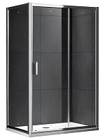 Угловое ограждение Gemy Victoria S30191H-A75 190х75см стекло прозрачное