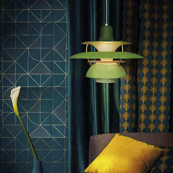 Светильник подвесной Loft It Floret 10113 Green 40Вт E27