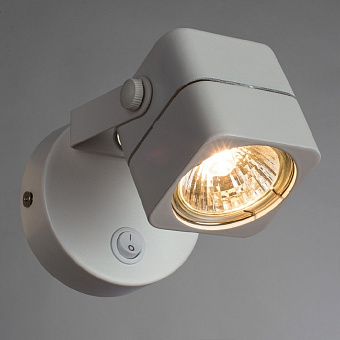 Спот Arte Lamp LENTE A1314AP-1WH 50Вт 1 лампа GU10