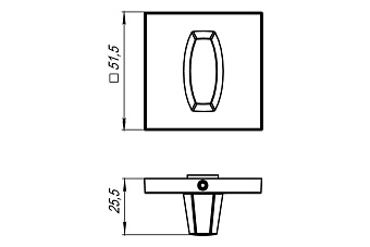 Фиксатор ARMADILLO WC-BOLT BK6 USS FSG-39 42885 флорентийское золото