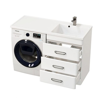 Тумба с раковиной MIRSANT Fuji УТ000077621 47х56х86,1см