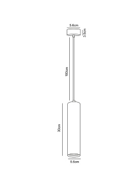 Светильник подвесной Arte Lamp TORRE A1530SP-1WH 35Вт GU10