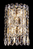 Бра CRYSTAL LUX LIRICA LIRICA AP2 CHROME/GOLD-TRANSPARENT 120Вт E14