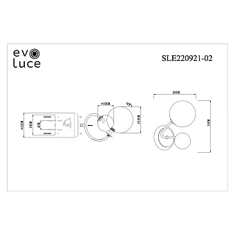 Бра Evoluce FORMAE SLE220921-02 10Вт G9
