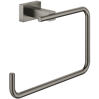 Полотенцедержатель GROHE Essentials Cube 40510AL1 Тёмный графит матовый 18,6см
