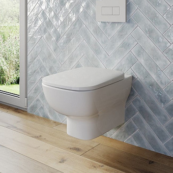 Унитаз подвесной IDEAL STANDARD ESEDRA T281401 ободковый без сиденья