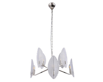 Люстра подвесная Newport 35500 35508/C nickel 480Вт 8 лампочек E14