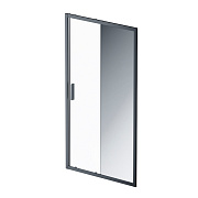 Душевая дверь AM-PM Gem Solo W90G-110-1-195BMir 195х110см стекло зеркальное
