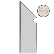 Плинтус Atlas Concord Италия Mark AMZW Gypsum Battiscopa Sagomato SX 30х7,2см 0,259кв.м.