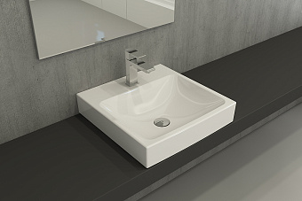 Раковина встраиваемая сверху BERGES Strati 182005 48,5х48см