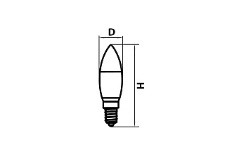 Светодиодная лампа Lightstar 933602 E14 6Вт 3000К