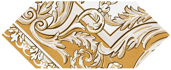 Декор KERAMA MARAZZI Алмаш HGD\B515\35000 жёлтый глянцевый 14х34см 0,048кв.м.
