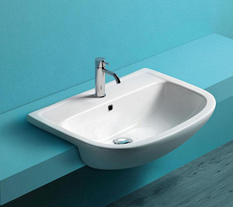 Раковина накладная SIMAS Top E Lavabi D'Arredo S57 bi*1 67х46см