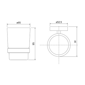 Держатель для аксессуаров IDDIS Sena SENSSG1i45 хром