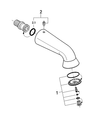 Верхний душ GROHE Relexa Plus 28948000 хром