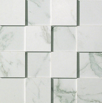Керамическая мозаика Atlas Concord Италия Marvel ASLC Calacatta Mosaico 3D 30х30см 0,54кв.м.