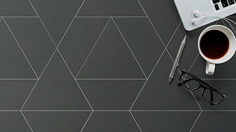 Матовый керамогранит WOW Floor Tiles 114039 Triangle R Graphite Matt 20,1х23,2см 0,233кв.м.