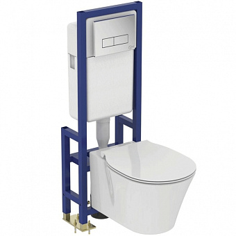Унитаз подвесной IDEAL STANDARD CONNECT AIR E005401 безободковый без сиденья