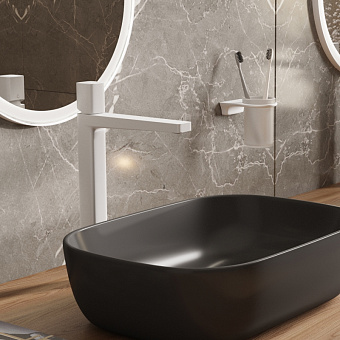 Смеситель для раковины WASSERKRAFT Saale 9500 9503H белый