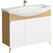 Тумба с раковиной AQWELLA Basic BAS0110DZ 36х101,6х81,5см