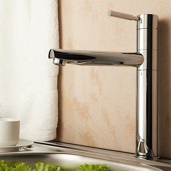 Смеситель для кухни WASSERKRAFT Main 4107 поворотный излив хром