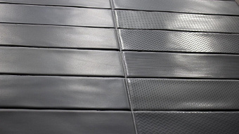 Настенная плитка WOW Gradient 109163 Decor Black Matt 7,5х30см 0,444кв.м. матовая