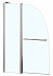 Стеклянная шторка на ванну Azario Boston AZ-142TB 140х100см