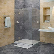 Угловое ограждение RGW Hotel 350604402-11 HO-044 195х120см стекло прозрачное