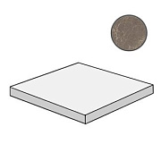 Плитка для ступеней Atlas Concord Италия Marvel Edge AFC3 Gris Supreme Scalino Angolare Lap 33х33см 0,109кв.м. полуматовая