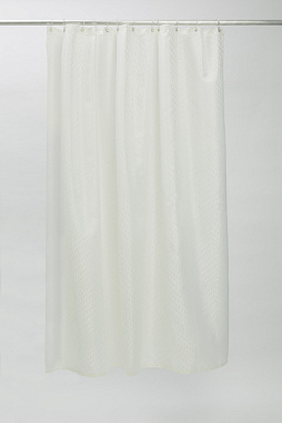 Шторка для ванной IDDIS Décor D04P118i11 180х180см белый