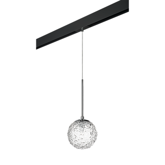 Трековый светильник Lightstar Bari PRO815210 40Вт G9 прозрачный для однофазного трека