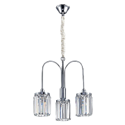Люстра подвесная Newport 4500 4503/C chrome 60Вт 3 лампочек E14