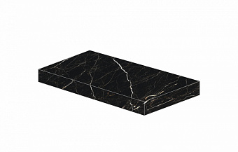 Плитка для ступеней Atlas Concord Россия Allure 620070001746 Imperial Black Scalino Angolare Dx 33х60см 0,792кв.м. матовая