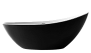 Ванна акриловая Abber AB9233MB 184х79см отдельностоящая