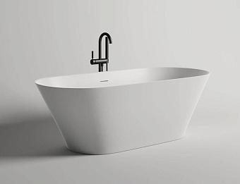 Ванна каменная SALINI MONA 102911GRH S-Sense глянцевая 180х80см отдельностоящая