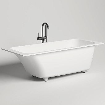 Ванна каменная SALINI ORLANDO 102021M S-Stone матовая 170х70см встраиваемая