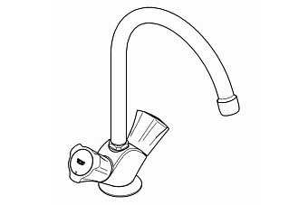 Смеситель для кухни GROHE Costa L 31831001 высокий излив хром