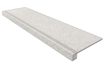 Плитка для ступеней ESTIMA Cosmos Set/Steptrade/CM01_NS/33x120/S1/Riser/CM01_NS/14,5 Grey 120х33смкв.м. неполированная