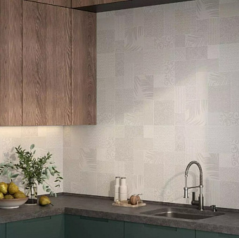 Декор KERAMA MARAZZI Тассо HGD\A572\17X\11037R белый матовый 60х60см 0,36кв.м.
