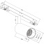Магнитный трековый светильник Maytoni Focus LED TR032-4-5W3K-M-DS-B 5Вт LED чёрный